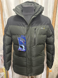 Куртки зимние мужские RLX (хаки) оптом 21435069 9902-3