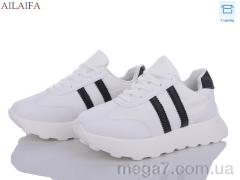 Кроссовки, Ailaifa оптом 2393 white-black піна