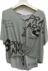 Рубашки женские БАТАЛ оптом 78263950 7821-137