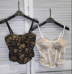 Корсети жіночі (чорний) оптом