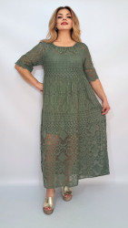 Платья женские БАТАЛ оптом 76154893 253-56