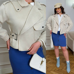 Куртки кожзам женские ПОЛУБАТАЛ оптом 93286074 1461-1-193