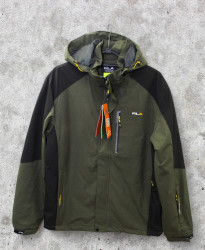 Куртки демисезонные мужские RLA БАТАЛ (хаки) оптом 51397804 VR23063-10-131