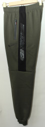 Спортивные штаны мужские на флисе (khaki) оптом 83476201 01-10