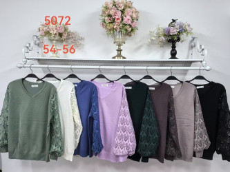 Свитера женские БАТАЛ оптом 04728315 5072