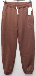 Спортивные штаны женские БАТАЛ на меху оптом 50916827 DK6003-8