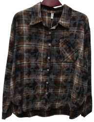 Рубашки женские ПОЛУБАТАЛ оптом 68213594 3505-15