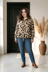 Блузки женские БАТАЛ оптом 58137692 782-38