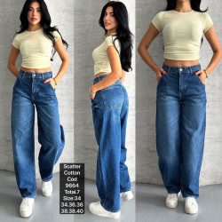 Джинсы женские БАГГИ оптом 48012795 49-16