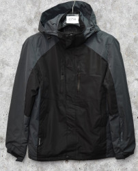 Куртки демисезонные мужские (серый) оптом 53120746 1334-14