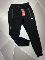 Спортивные штаны мужские (черный) оптом 58932764 02-9