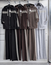 Спортивные костюмы женские БАТАЛ (меланж) оптом 09827315 189-88