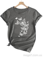 Футболка, Riza оптом 217 сірий