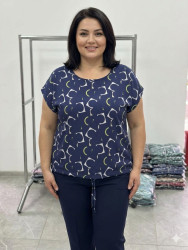 Блузки женские БАТАЛ оптом 37124586 541-162