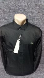 Рубашки мужские (черный) оптом 14635827 08-42