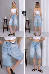 Шорты женские джинсовые оптом 61923758 526