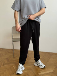 Спортивные штаны мужские (черный) оптом 76045891 565-5