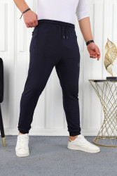Спортивні штани чоловічі (темно-синій) оптом 2BRO  