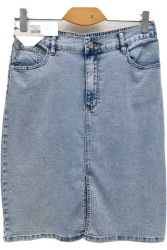 Спідниці джинсові жіночі DKNSEL БАТАЛ оптом 
