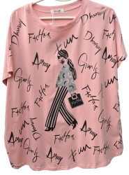 Футболки жіночі БАТАЛ оптом 