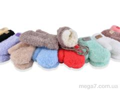 Варежки, CAP оптом 0952 (тедді) mix