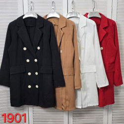 Платья-пиджаки женские (черный) оптом 41769023 1901-10