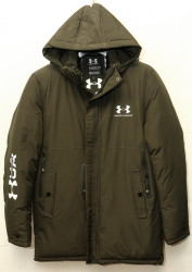 Куртки зимние мужские (хаки) оптом 98516730 Y12-156