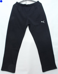 Спортивные штаны мужские на флисе (темно синий) оптом 68719540 02-8