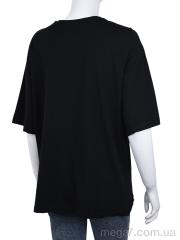 Футболка, Мир оптом 3593-8001-1 black
