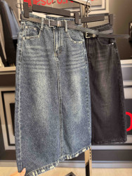 Юбки джинсовые (синие) женские оптом 79654028 66-3