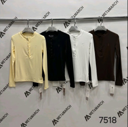 Лонгсліви жіночі (лимон) оптом