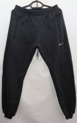 Спортивные штаны мужские на флисе (gray) оптом 87213409 06-15