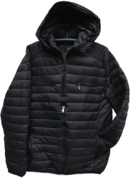 Куртки демисезонные мужские БАТАЛ (черный) оптом 85316420 281260-264