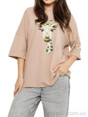 Футболка, Massmag оптом 2012 бежевий