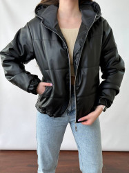 Куртки демисезонные женские (черный) оптом 67985410 2473-17