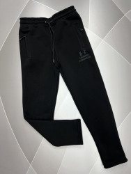 Спортивные штаны мужские на флисе (черный) оптом Турция 86135074 04-27