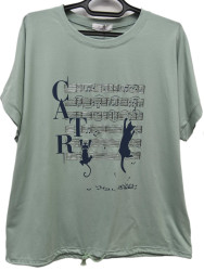 Футболки женские БАТАЛ оптом 18926037 298-122