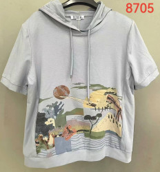 Футболки женские БАТАЛ оптом 70429581 8705-0-1