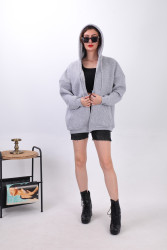 Спортивные кофты БАТАЛ на флисе женские оптом 78632490 9123-22