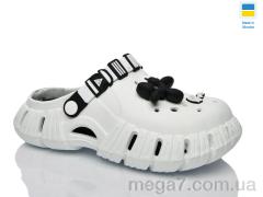 Кроксы, DeMur оптом N677 білий