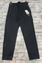Спортивные штаны мужские (темно-серый) оптом 98137642 01-1