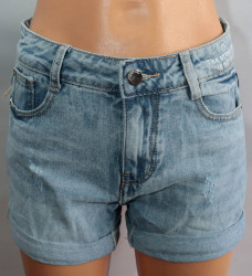 Шорты джинсовые женские PINKGIRL оптом 79603851 SL9137-31