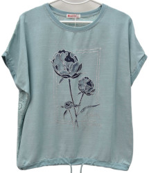 Футболки женские БАТАЛ оптом 62783904 7603-35