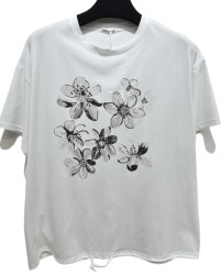 Футболки жіночі БАТАЛ оптом Kiss Me 