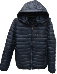 Куртки демисезонные мужские БАТАЛ (синий) оптом 62874153 281260-87