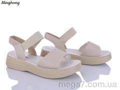 Босоножки, Minghong оптом M.L.V. Minghong	 7717 beige