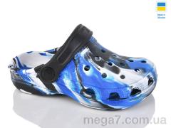 Кроксы, Lot Shoes оптом N017 синій-білий