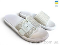Шлепки, Rai shoes оптом DS842 кремовий