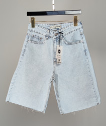 Шорты джинсовые женские REAL FOCUS оптом 92865413 02-3