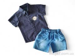 Костюм, Kids-modnik оптом --- 118 баклажановий джинсовий